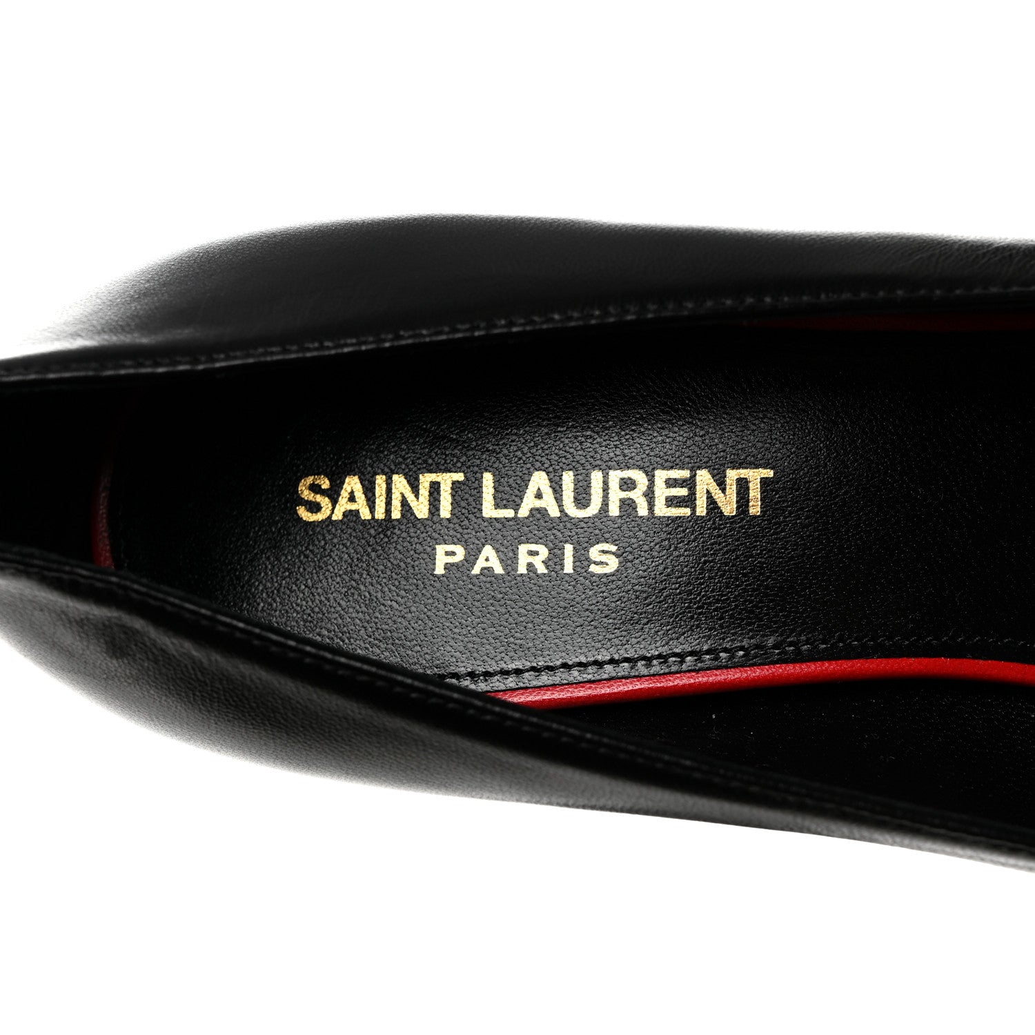 Saint Laurent Calfskin Anja 85 Pumps 38 Black 7 of 9