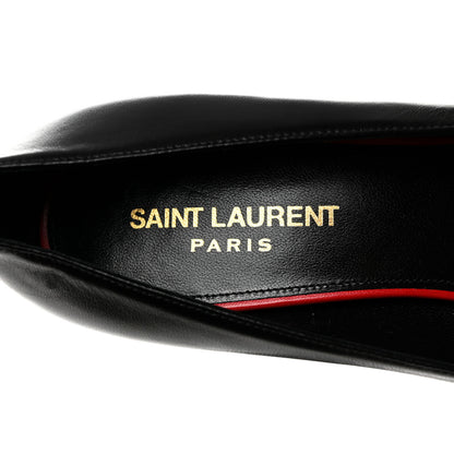 Saint Laurent Calfskin Anja 85 Pumps 38 Black 7 of 9