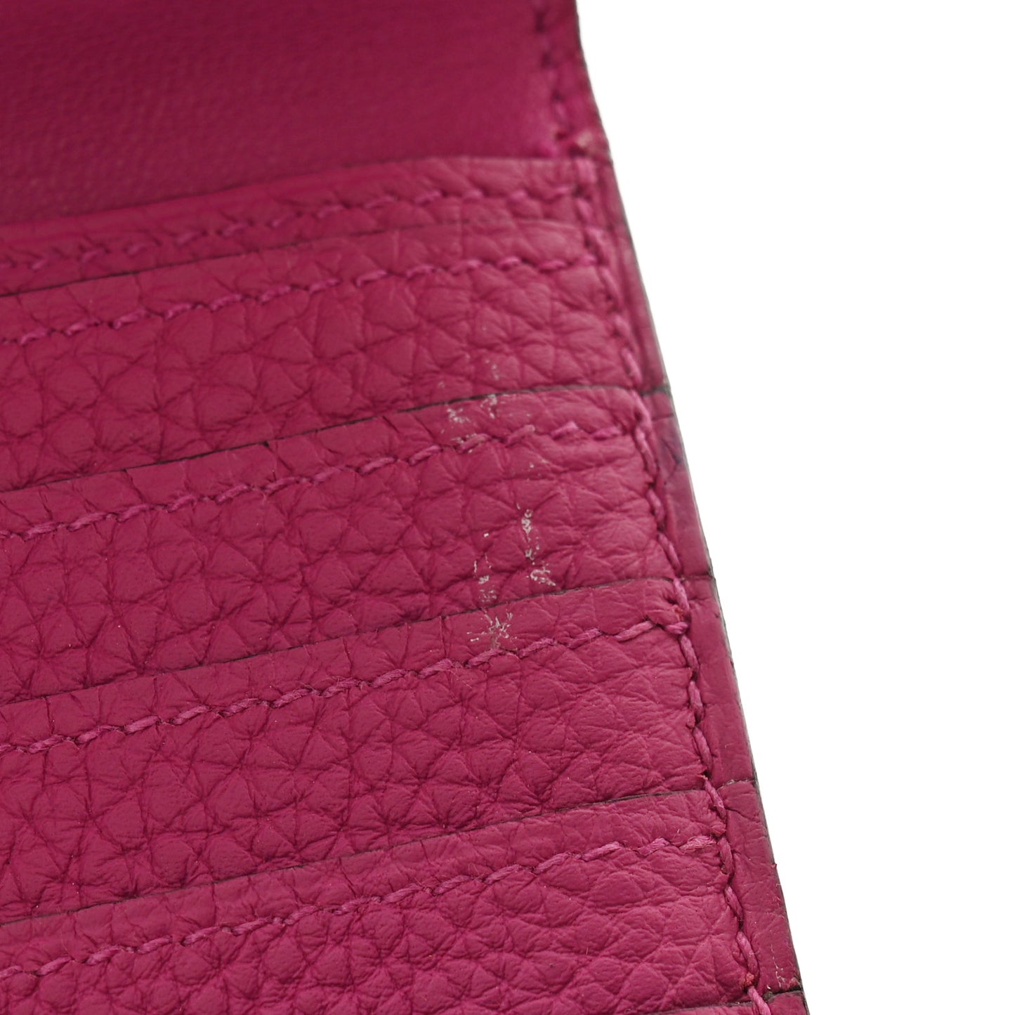 Togo Dogon Recto Verso Wallet Rose Poupre