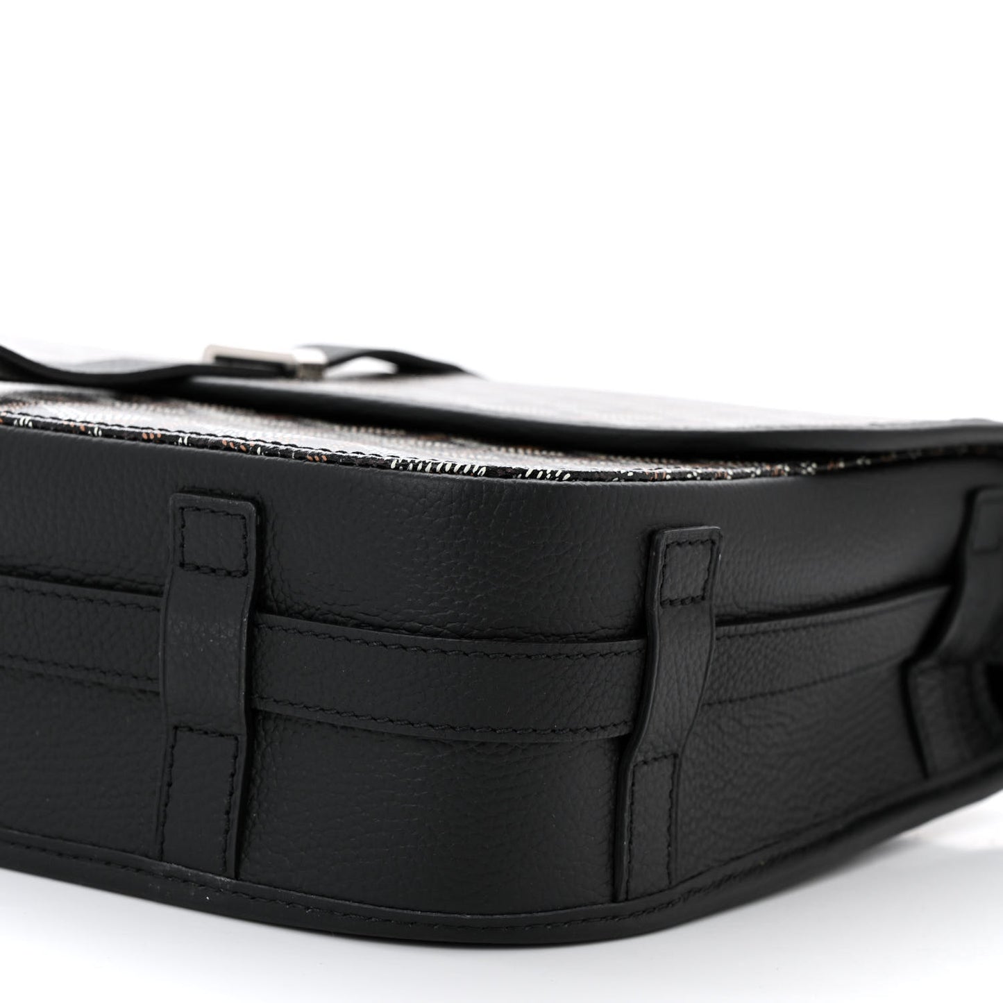 Goyardine Belvedere II MM Messenger Bag Black