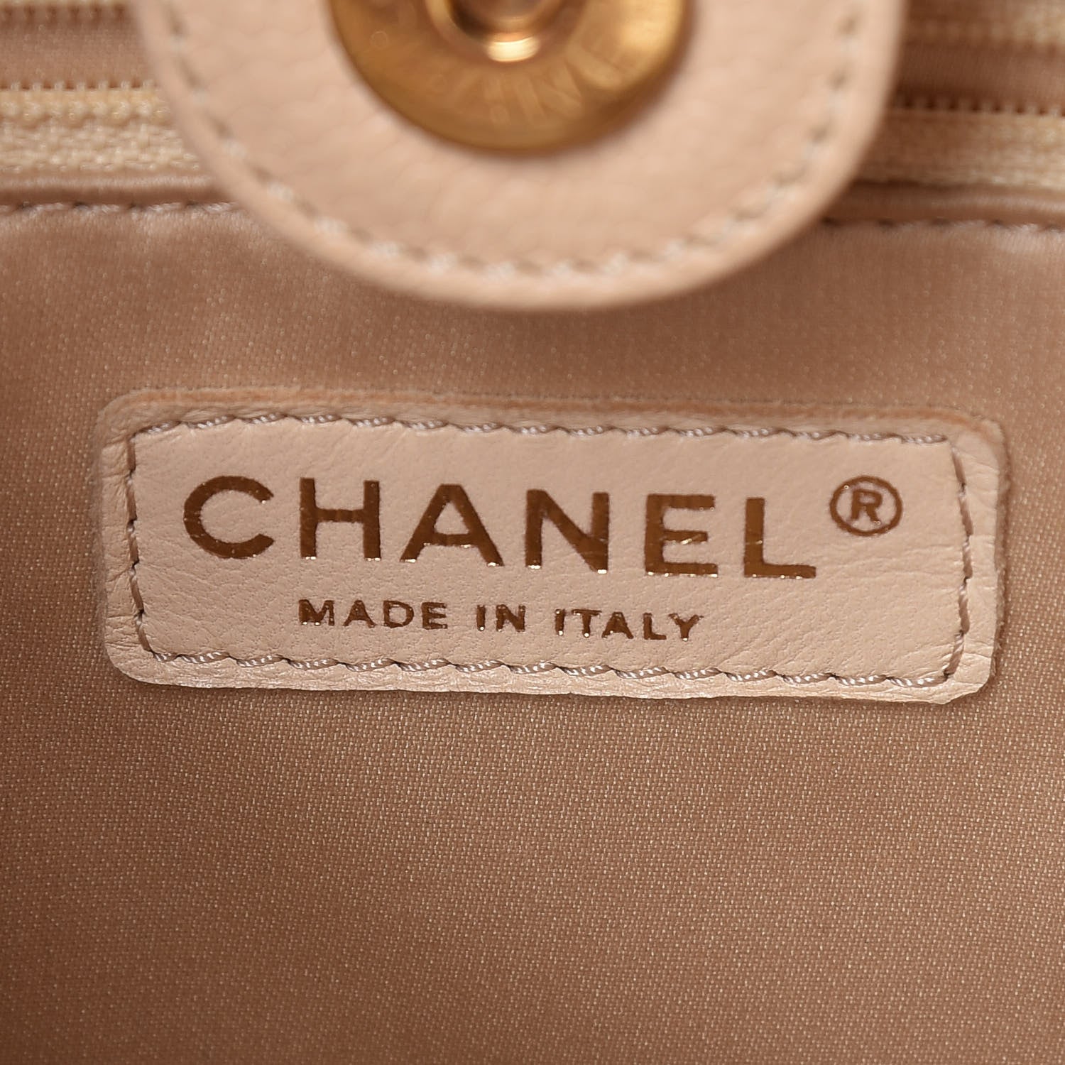 Chanel Caviar Quilted Petit Shopping Tote PST Beige Clair 6 of 11
