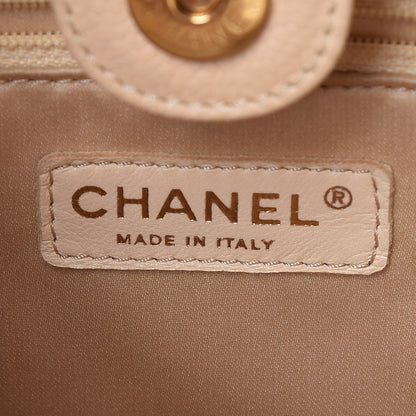 Chanel Caviar Quilted Petit Shopping Tote PST Beige Clair 6 of 11