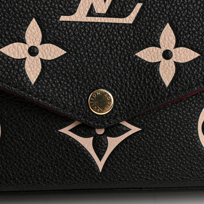 Louis Vuitton Empreinte Monogram Giant Felicie Pochette Black Beige 12 of 13
