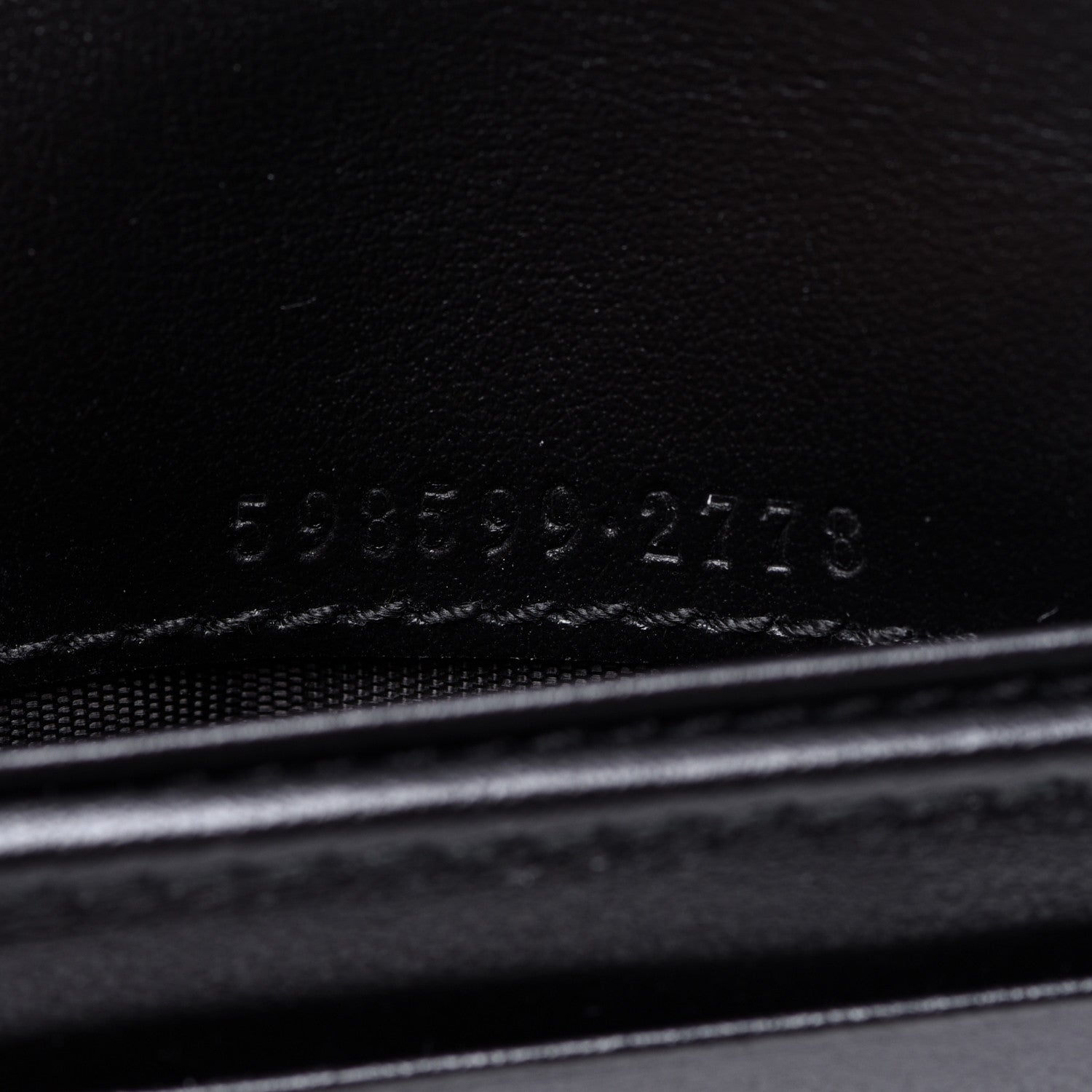 Gucci Calfskin Matelasse GG Marmont Passport Case Black 7 of 10