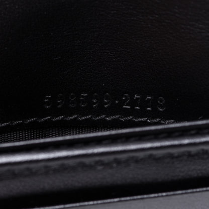 Gucci Calfskin Matelasse GG Marmont Passport Case Black 7 of 10