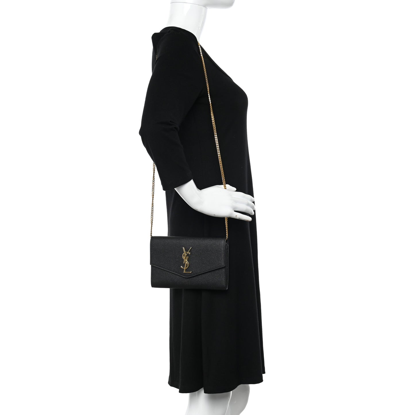 Grain de Poudre Uptown Chain Wallet Black