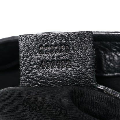 Gucci Calfskin Large New Jackie Shoulder Bag Black 7 of 16
