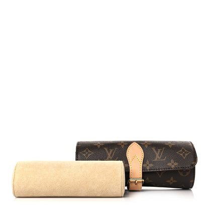 Louis Vuitton Monogram 3 Watch Travel Case 1 of 9