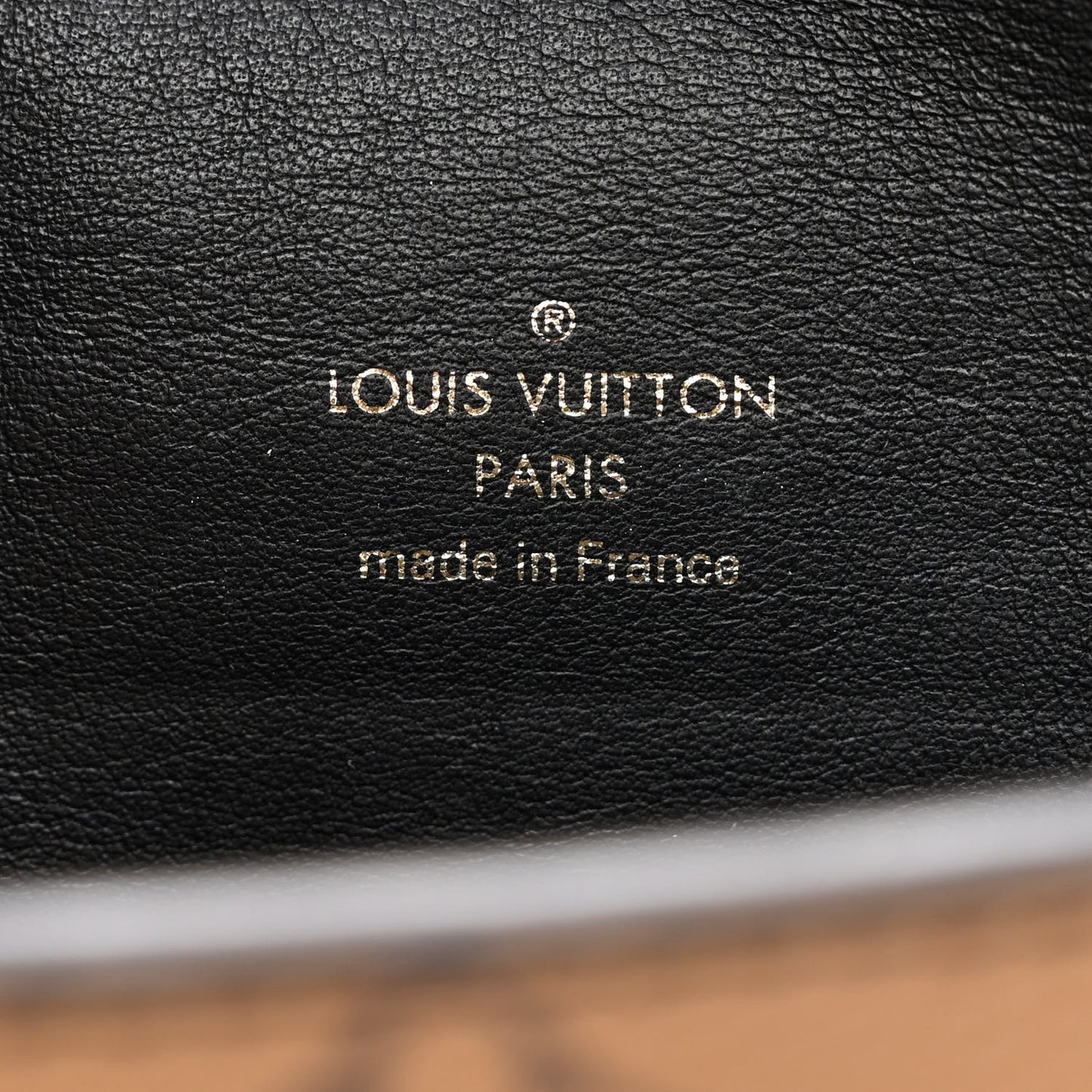 Calfskin Reverse Monogram Column Clutch