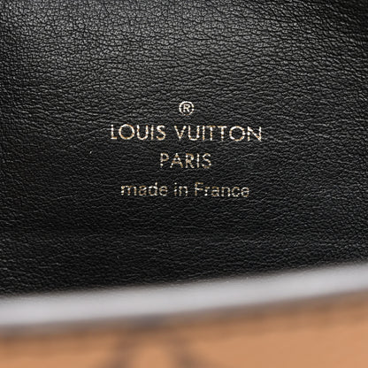 Louis Vuitton Calfskin Reverse Monogram Column Clutch 6 of 12
