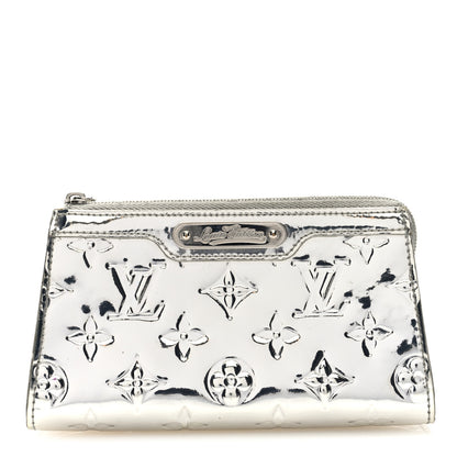 Louis Vuitton Monogram Miroir Trousse Cosmetic Bag Silver 1 of 6