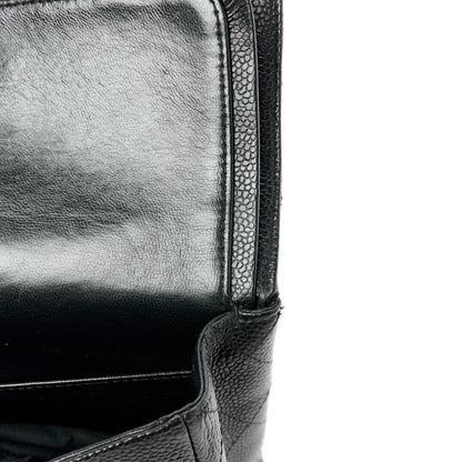 Chanel Caviar Quilted Medium Double Flap Black 12 of 15