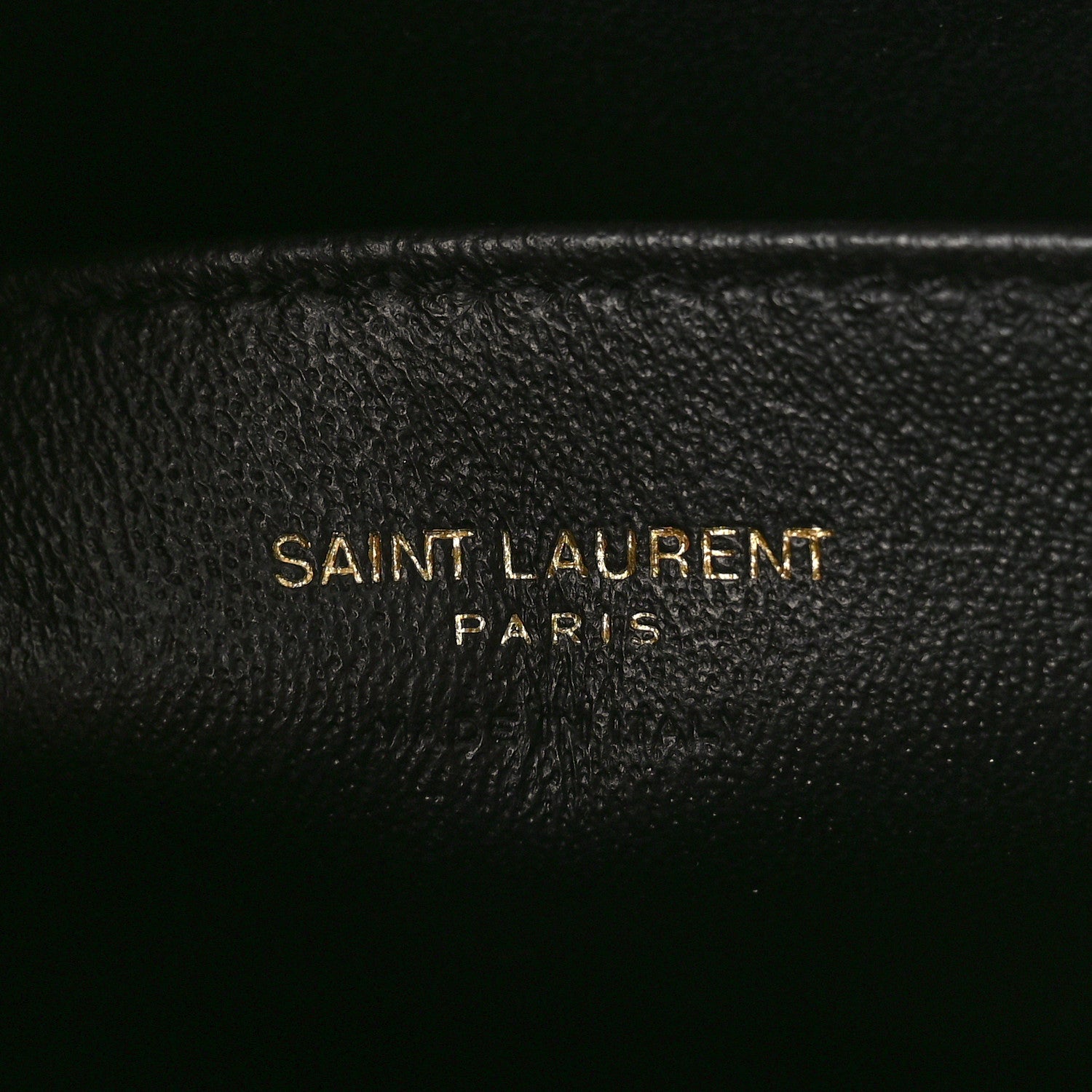 Saint Laurent Calfskin Monogram Baby Cabas Black 6 of 8