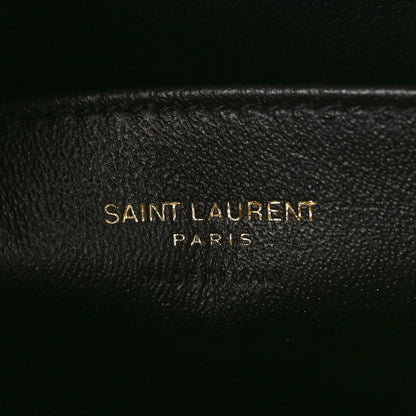Saint Laurent Calfskin Monogram Baby Cabas Black 6 of 8