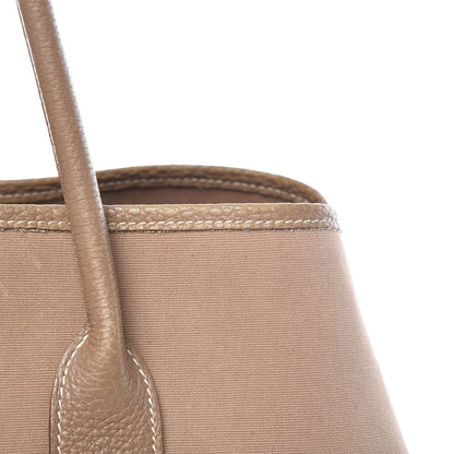 Hermes Toile Buffle Garden Party 36 MM Tote Etoupe 16 of 27