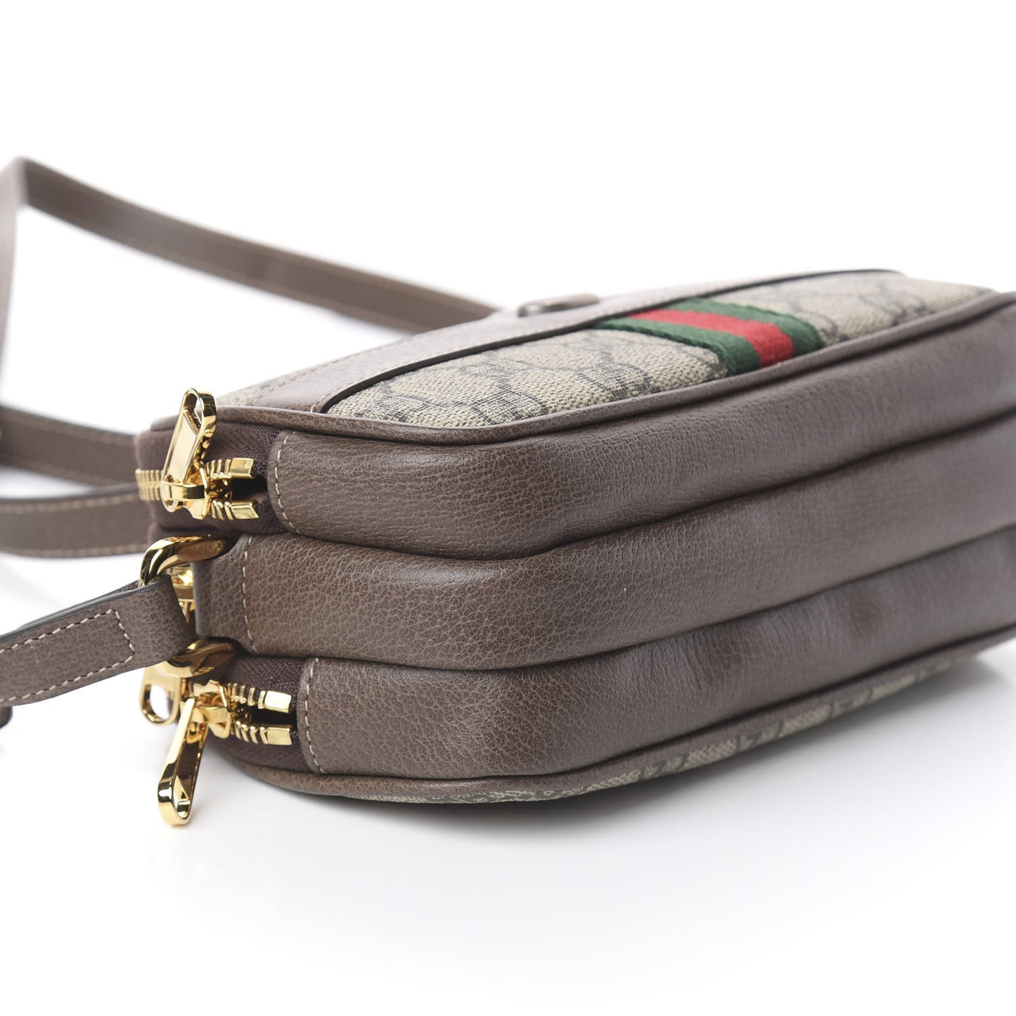 GG Supreme Monogram Web Mini Ophidia GG Bag Brown