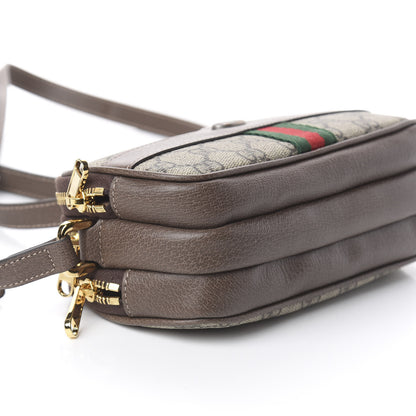 Gucci GG Supreme Monogram Web Mini Ophidia GG Bag Brown 9 of 10
