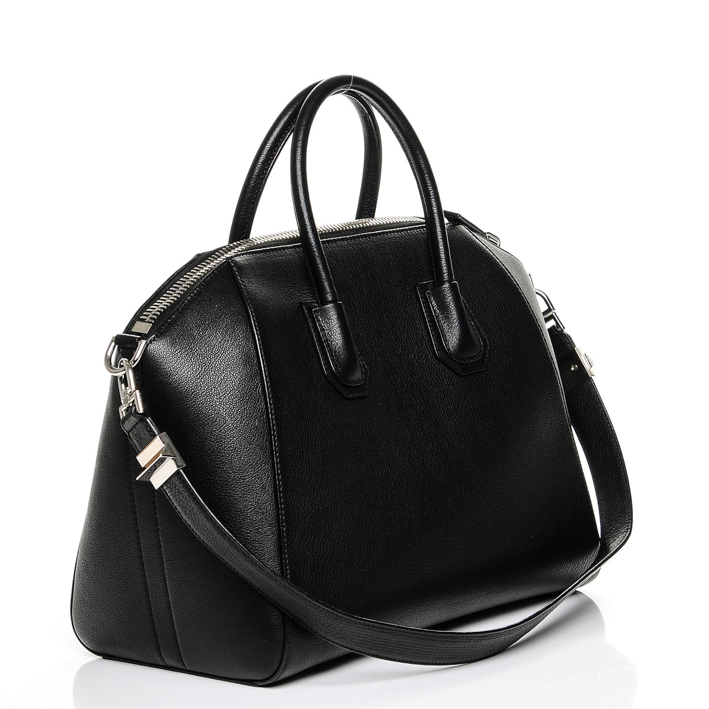 Sugar Goatskin Medium Antigona Black