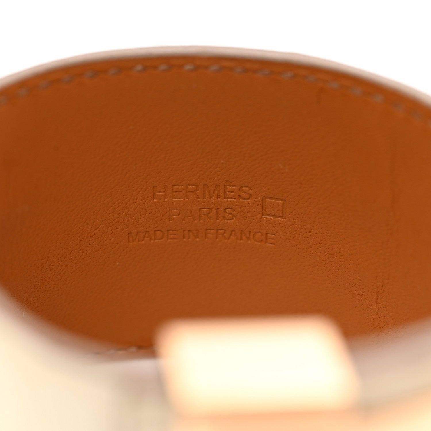 Hermes Shiny Alligator Collier De Chien CDC Bracelet T3 Nata 4 of 5