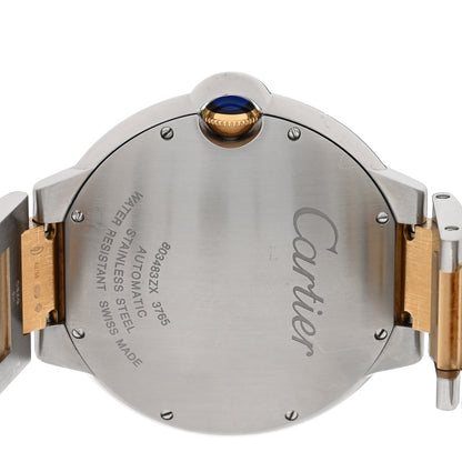 Cartier Stainless Steel 18K Yellow Gold 42mm Ballon Bleu De Cartier Automatic Watch 4 of 4