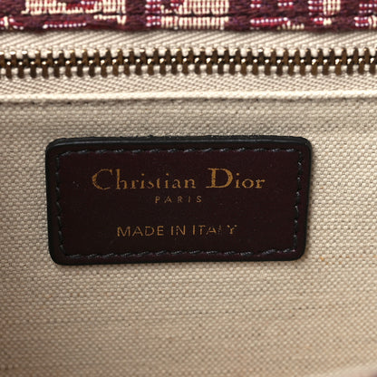 Christian Dior Oblique DiorAddict Flap Bag Burgundy 6 of 9