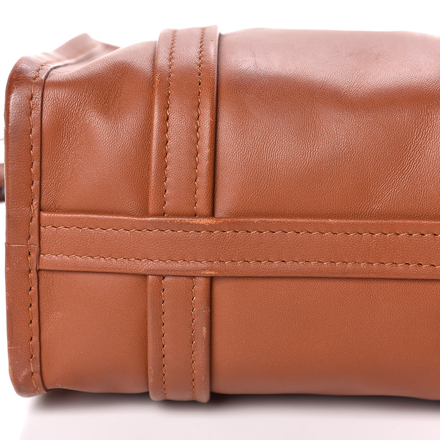 Agneau XS Bazar Shopper Tote Marron Fauve