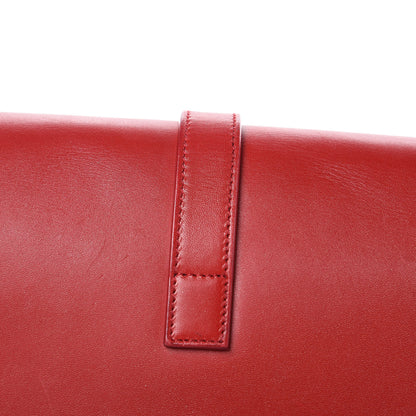 Saint Laurent Smooth Calfskin Medium Classic Monogram Universite Bag Red 18 of 19