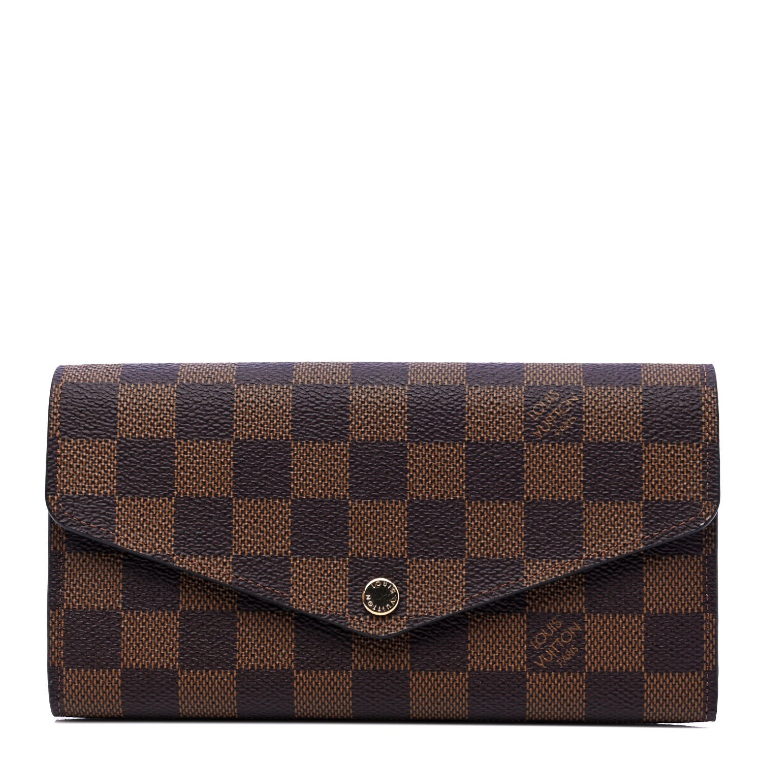 Louis Vuitton Damier Ebene Sarah Wallet NM 1 of 4