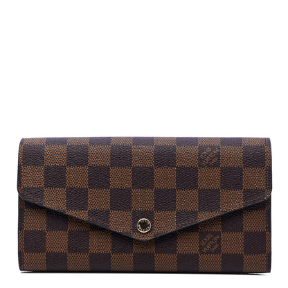 Louis Vuitton Damier Ebene Sarah Wallet NM 1 of 4