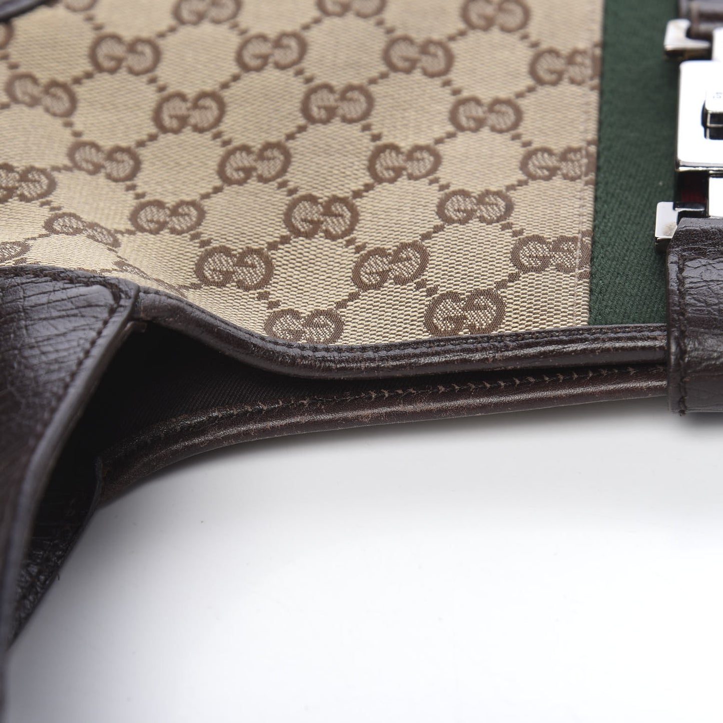Monogram Web Jackie O Hobo Dark Brown