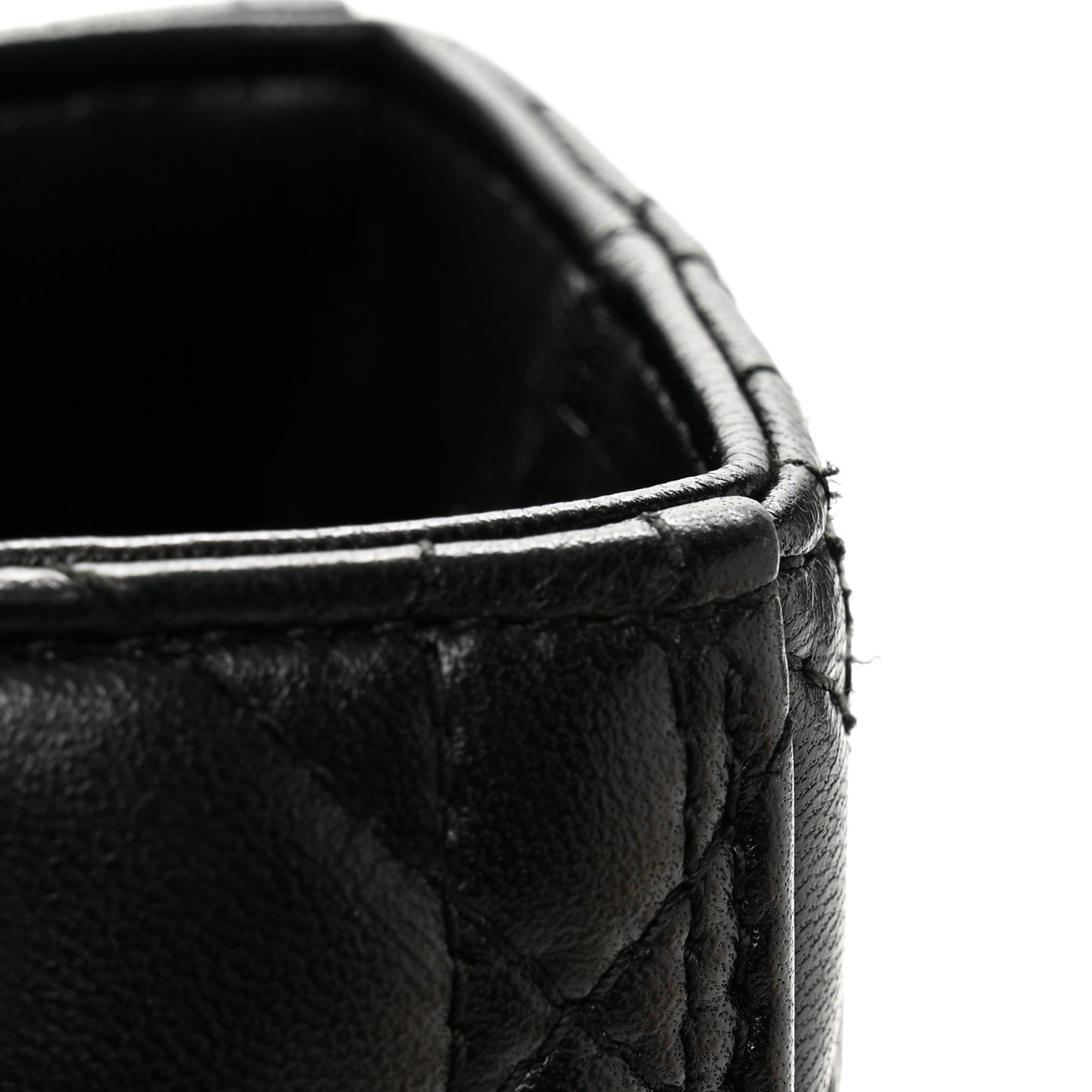 Lambskin Cannage Medium Lady Dior Black