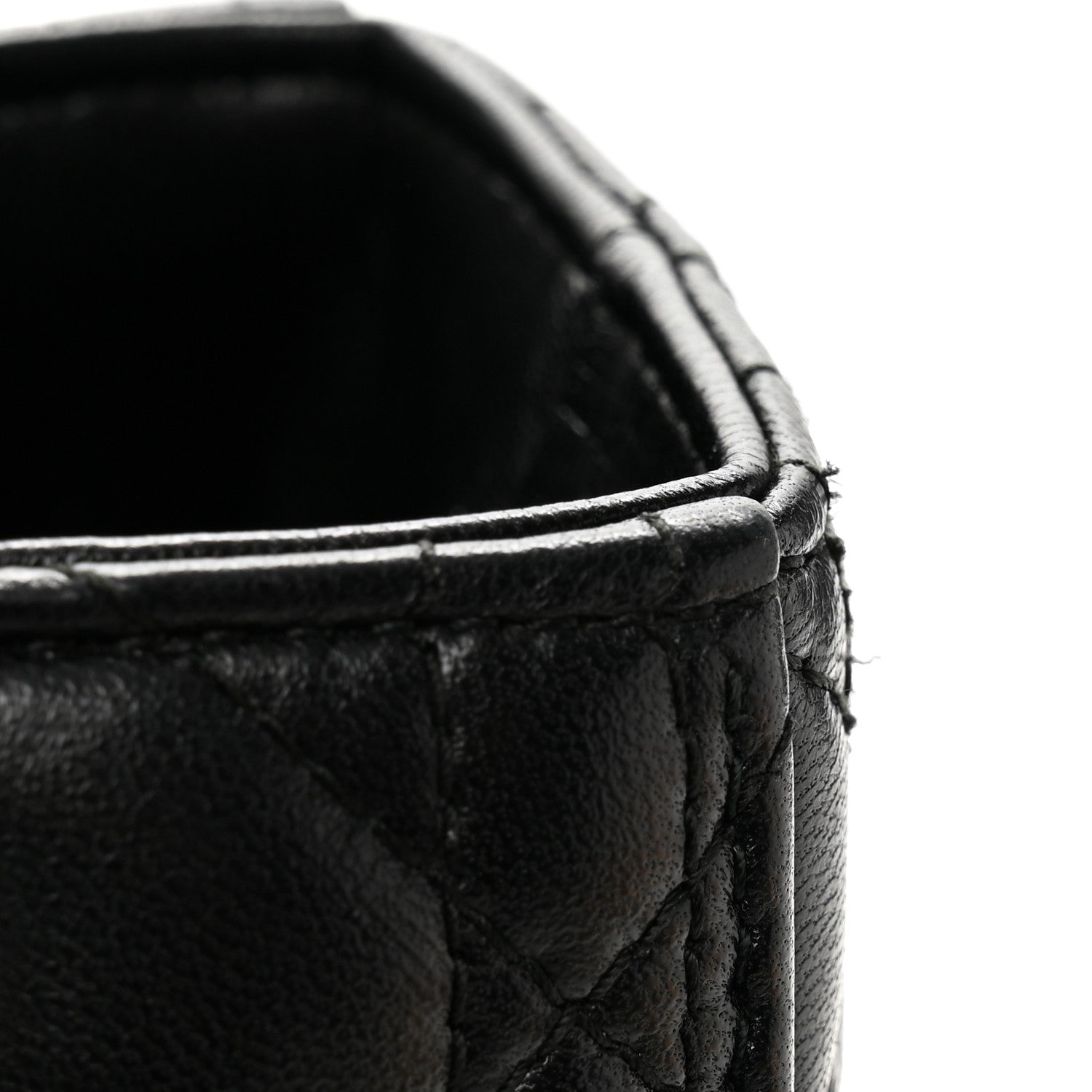 Christian Dior Lambskin Cannage Medium Lady Dior Black 11 of 12