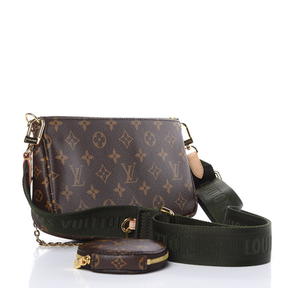 Louis Vuitton Monogram Multi Pochette Accessories Kaki 3 of 11