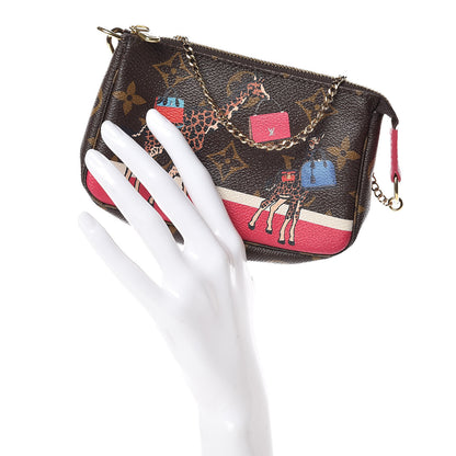 Louis Vuitton Monogram 2017 Christmas Animation Mini Pochette Accessories 2 of 9