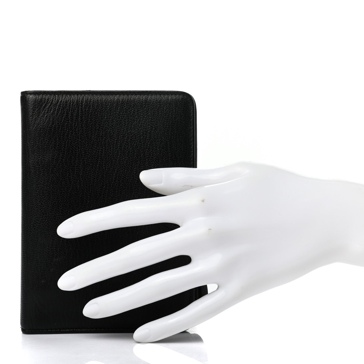 Chanel Goatskin Small Ring Agenda Planner Black 2 of 7