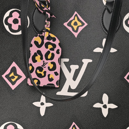 Louis Vuitton Monogram Giant Wild At Heart Onthego GM Black 7 of 10