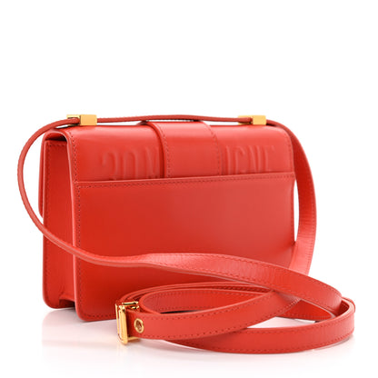 Christian Dior Smooth Calfskin Micro 30 Montaigne Flap Bag Orange 3 of 8