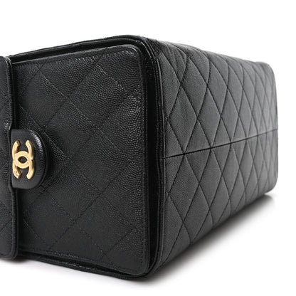 Chanel Caviar Quilted Medium Chanel 25 Handbag Black 10 of 12