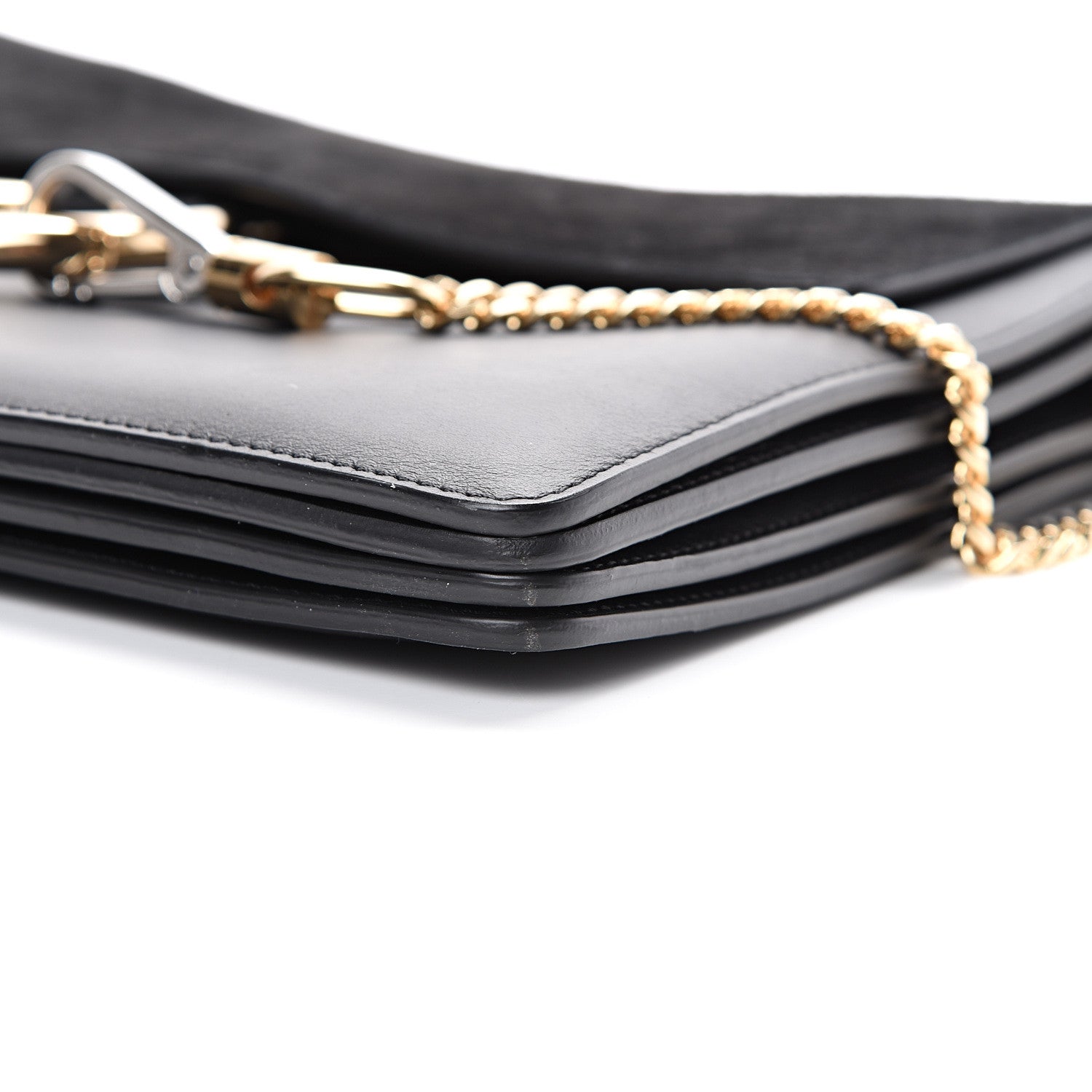 Chloe Suede Calfskin Medium Faye Shoulder Bag Black 11 of 14