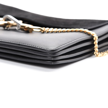 Chloe Suede Calfskin Medium Faye Shoulder Bag Black 11 of 14