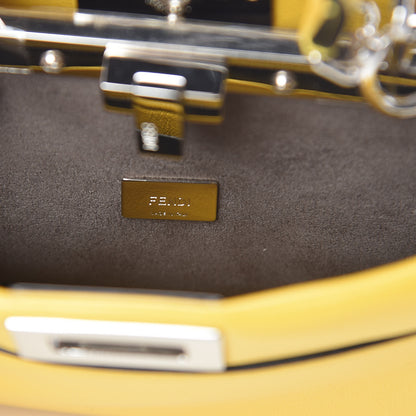 Fendi Shiny Nappa Micro Peekaboo Iconic Satchel Sunflower 7 of 11