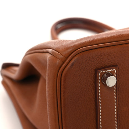 Hermes Barenia Faubourg Birkin 35 Fauve 9 of 16