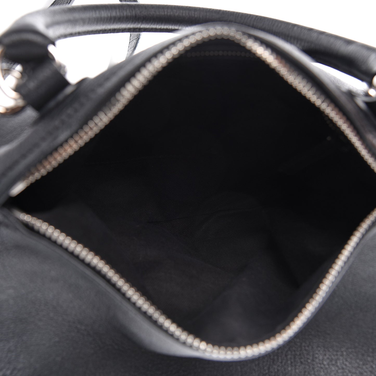 Sugar Goatskin Small Pandora Black