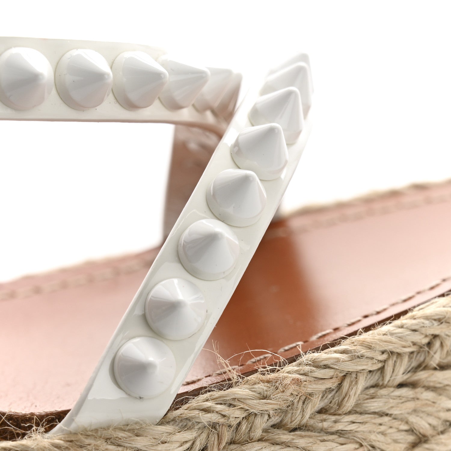 Christian Louboutin Patent Mafaldina 120 Wedge Sandals 38 White 10 of 12