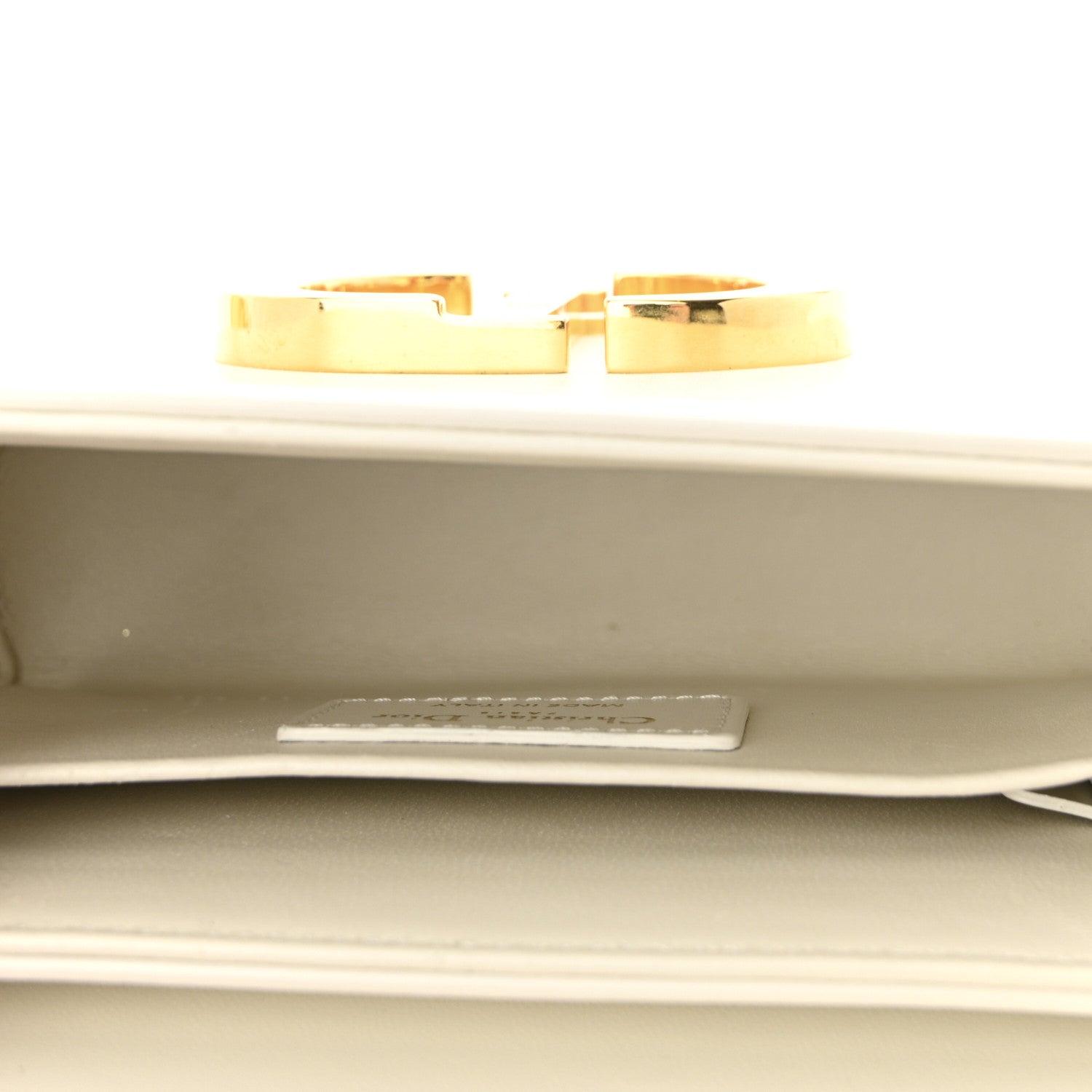 Christian Dior Smooth Calfskin 30 Montaigne Box Bag White 5 of 11