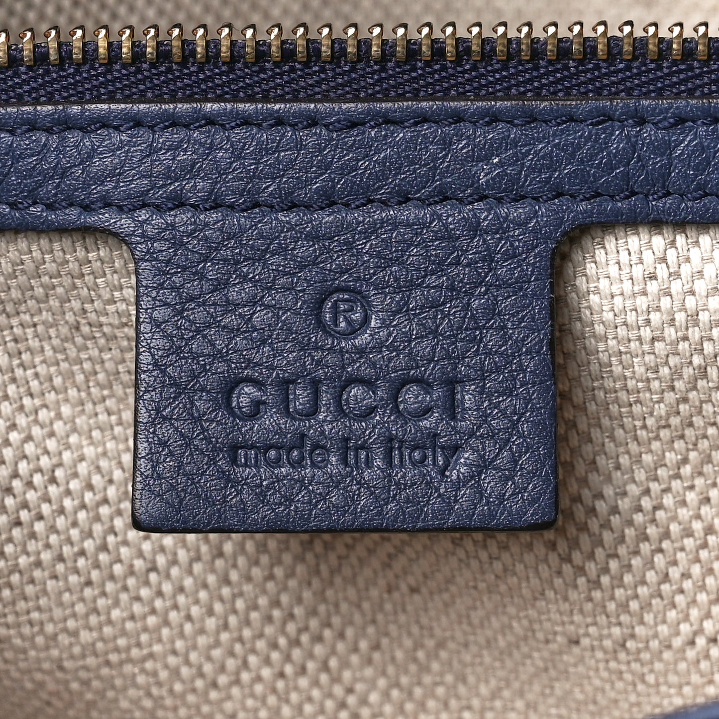 Snakeskin Medium Soho Clutch Blue Sienna