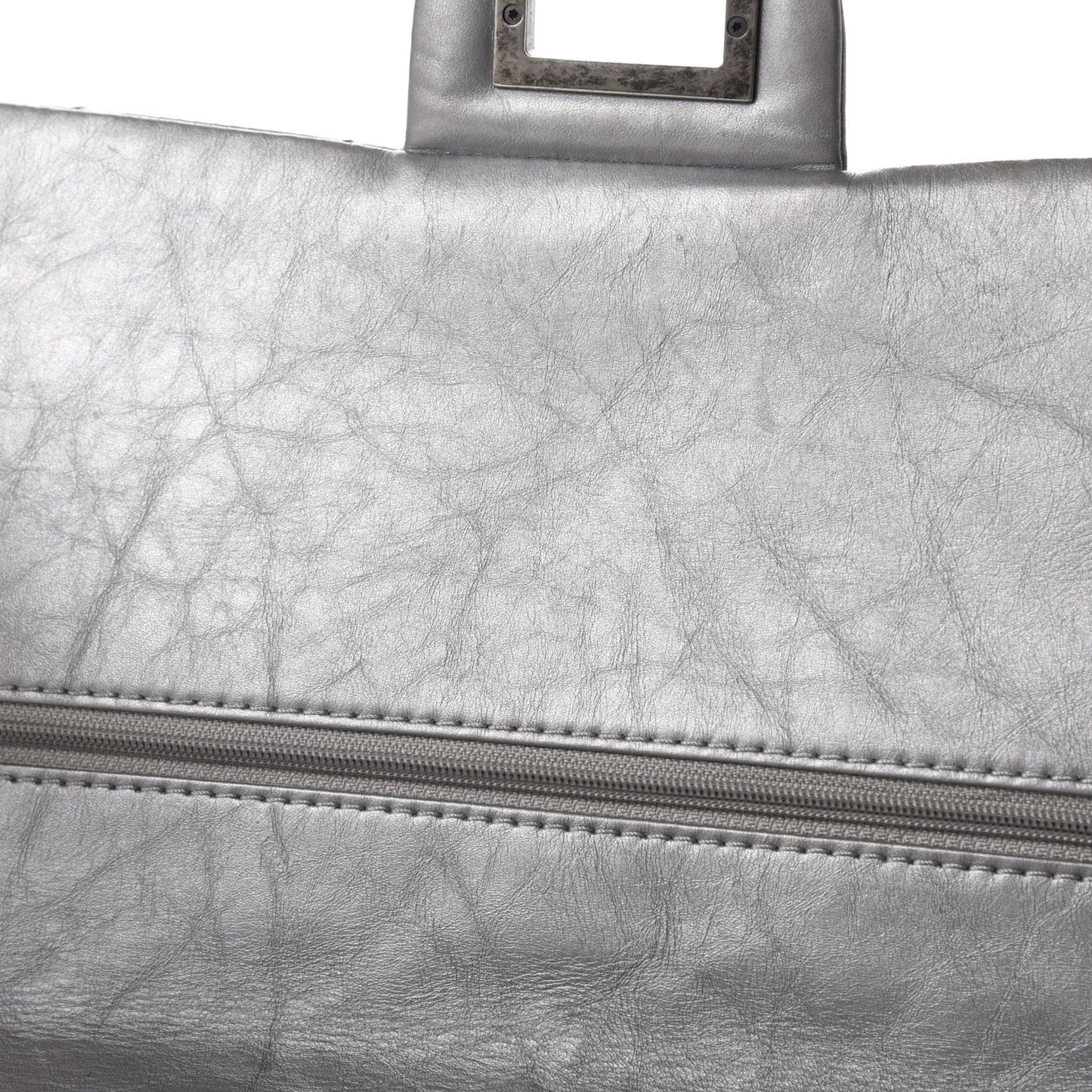 Metallic Aged Calfskin Quilted 2.55 Reissue 227 Flap Argent Fonce