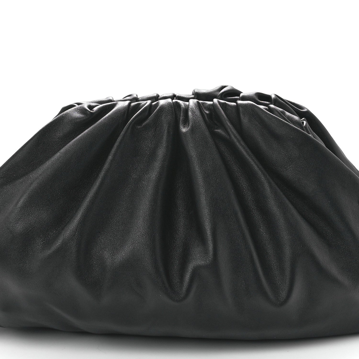 Bottega Veneta Smooth Butter Calf The Pouch Oversized Clutch Black 9 of 12