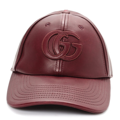 Gucci Nappa GG Baseball Hat M Burgundy 3 of 11