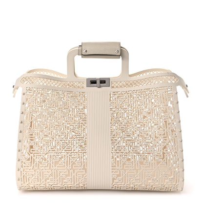Fendi Recycled Plastic Basket Forty8 Satchel White 1 of 12